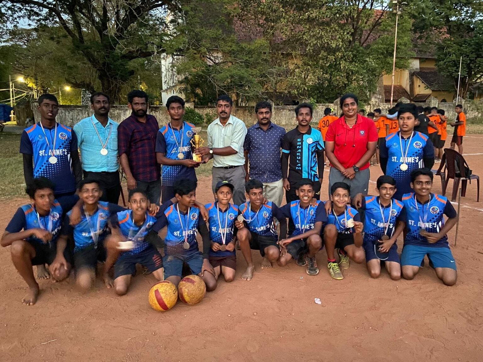 Throw Ball Tournament 2021 St Anne's Public School, Koovappady